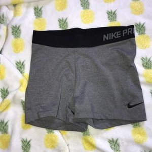 Grey Nike Pro spandex